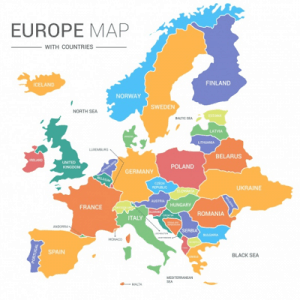 Βρες τις χώρες της Ευρώπης